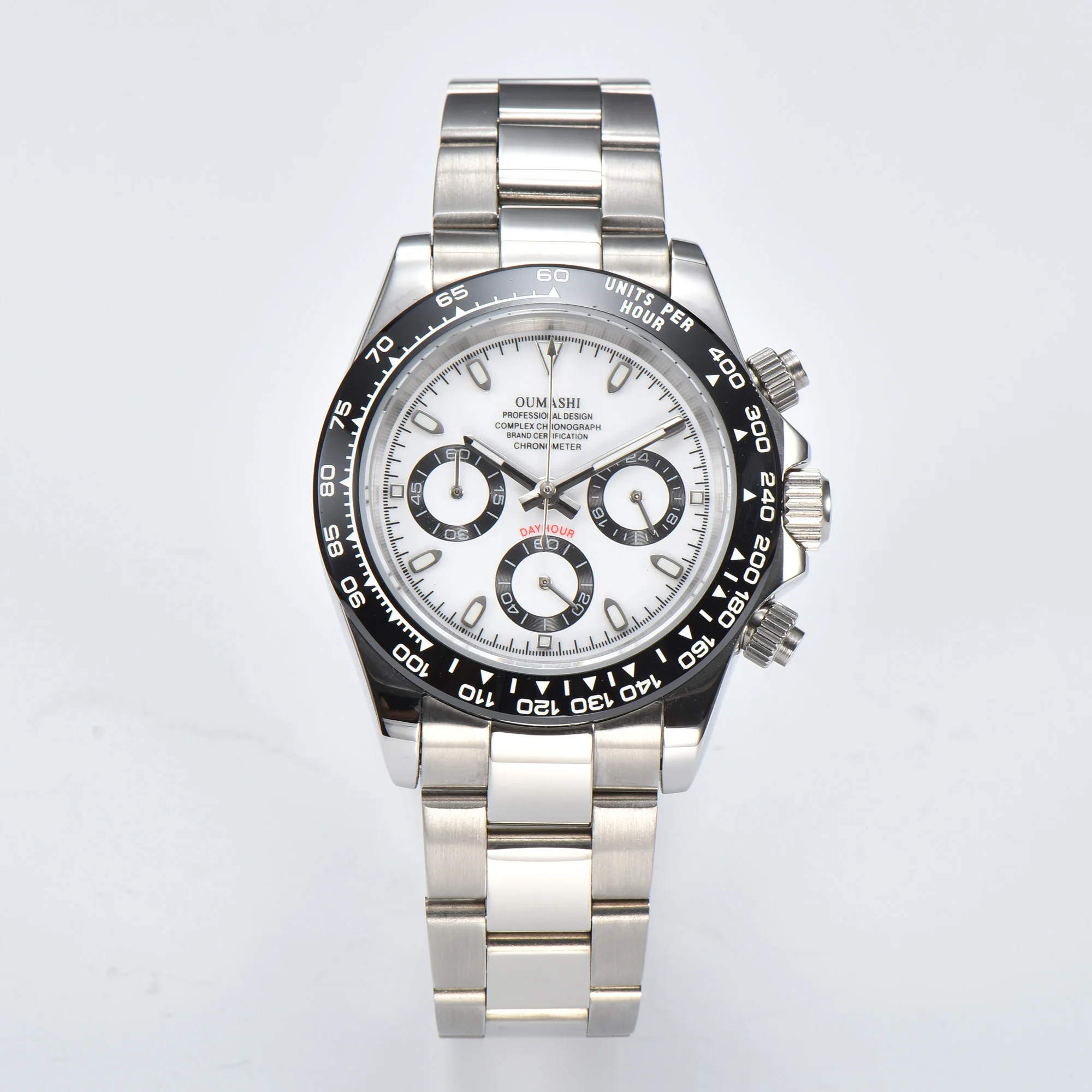 39.5mm VK63 watch Men's luxury watch Sports Quartz Watch Sapphire multifunctional Mechanical timing watch for vk63 Movement