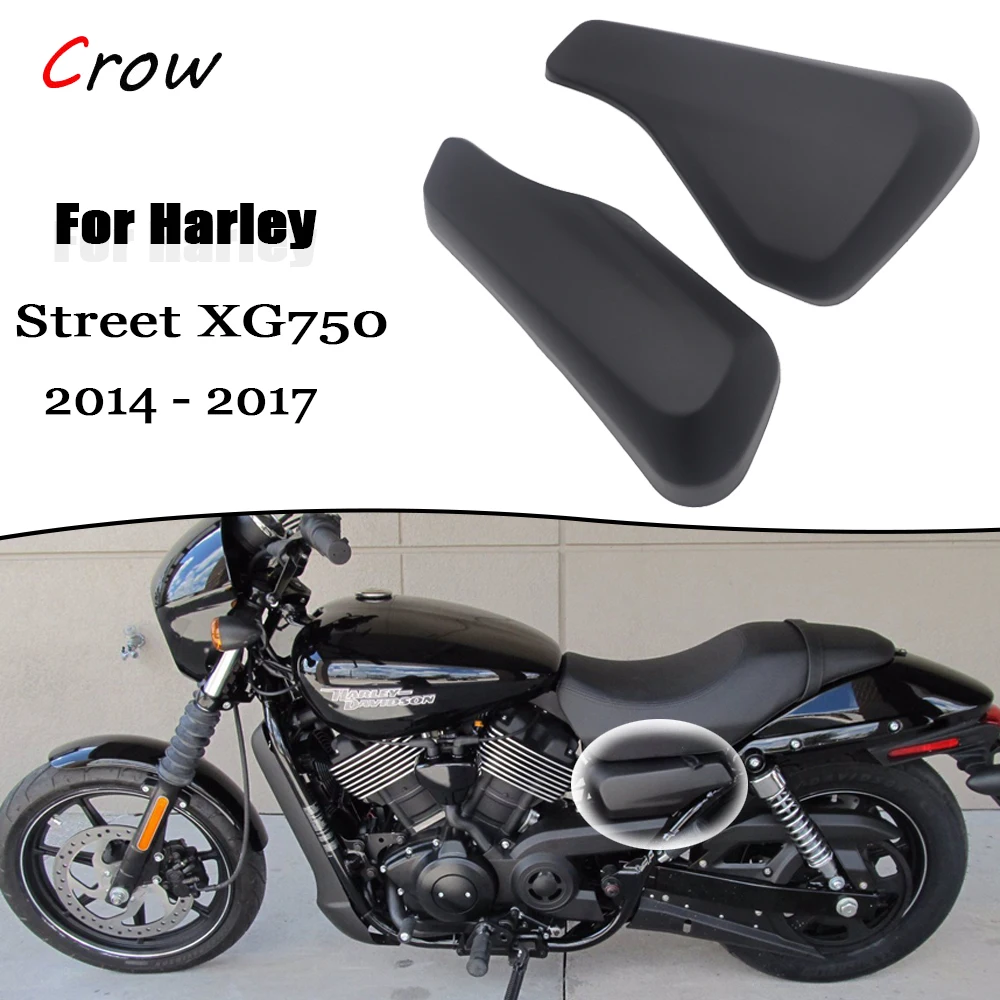 

ABS For Harley Street XG750 XG 750 xg750 xg 750 2014 2015 2016 2017 2018 Motorcycle Battery Side Fairing Covers Battery Cover