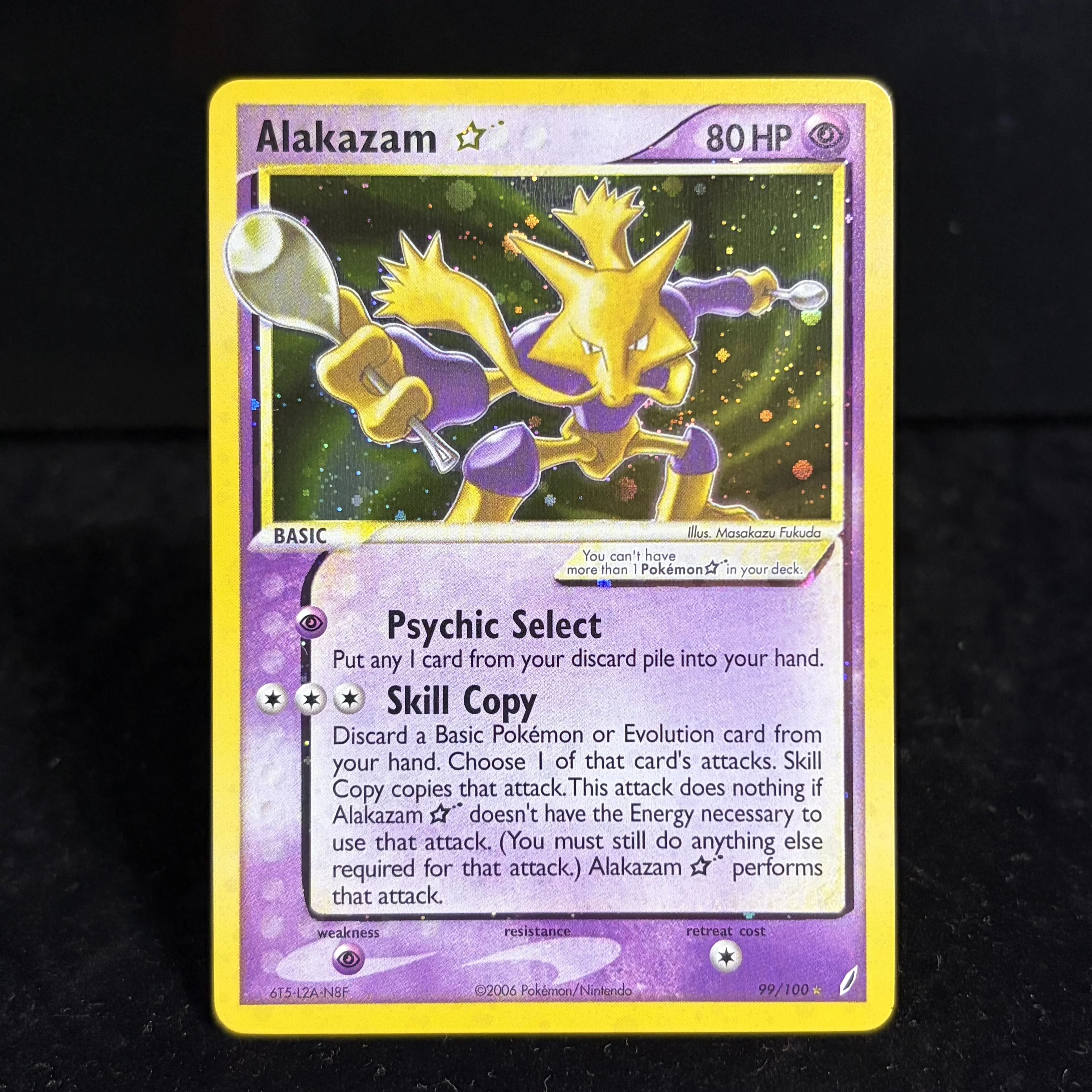 

PTCG Pocket EX Emerald/Crystal Guardians Series HOLO Card Alakazam-99 Groudon Kyogre Registeel Rayquaza TCG Proxy Card Toy