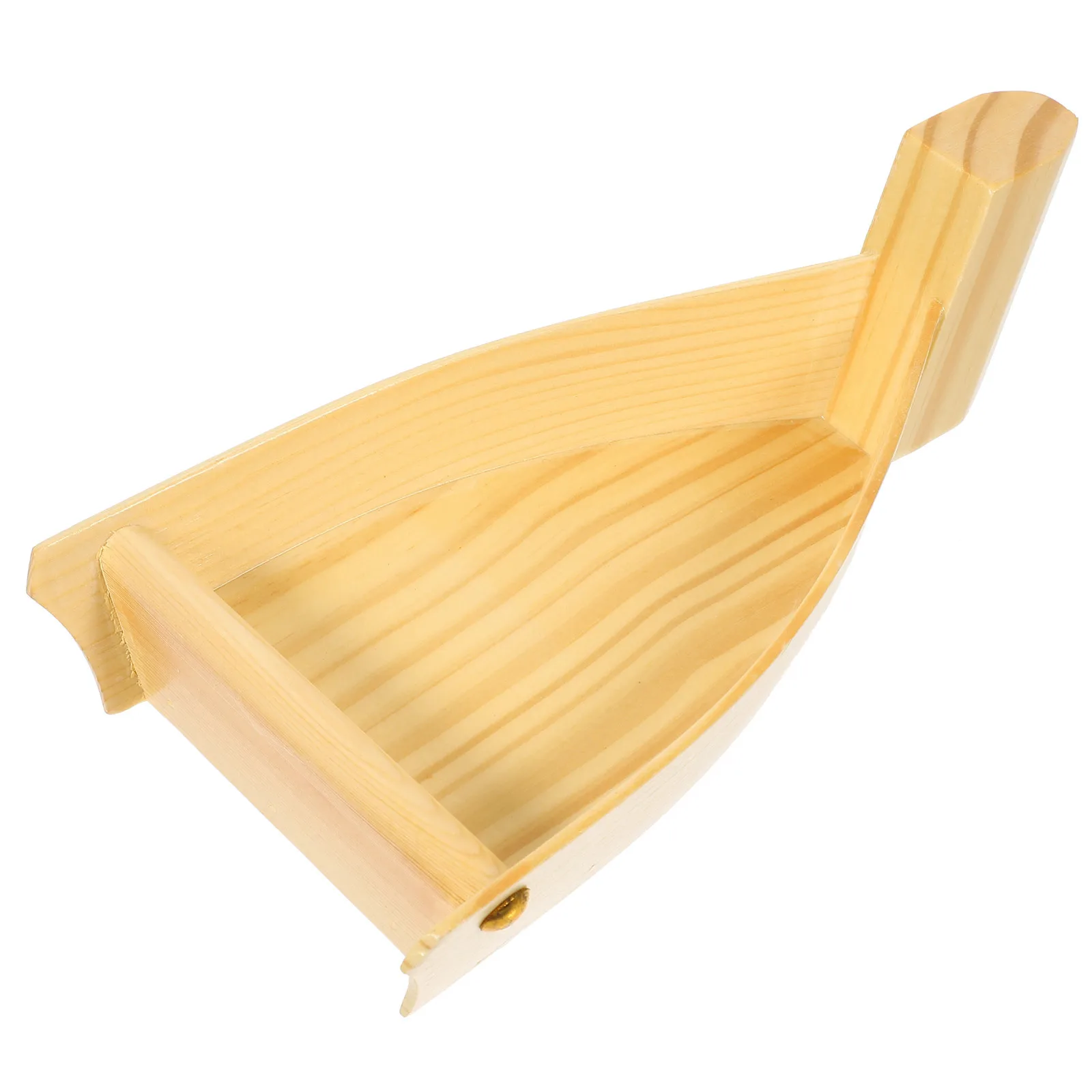 

1Pcs Wooden Sushi Serving Plate Unique Boat Style Tray for Snacks Sashimi Desserts Home Kitchen Restaurant Hotel Japanese Theme