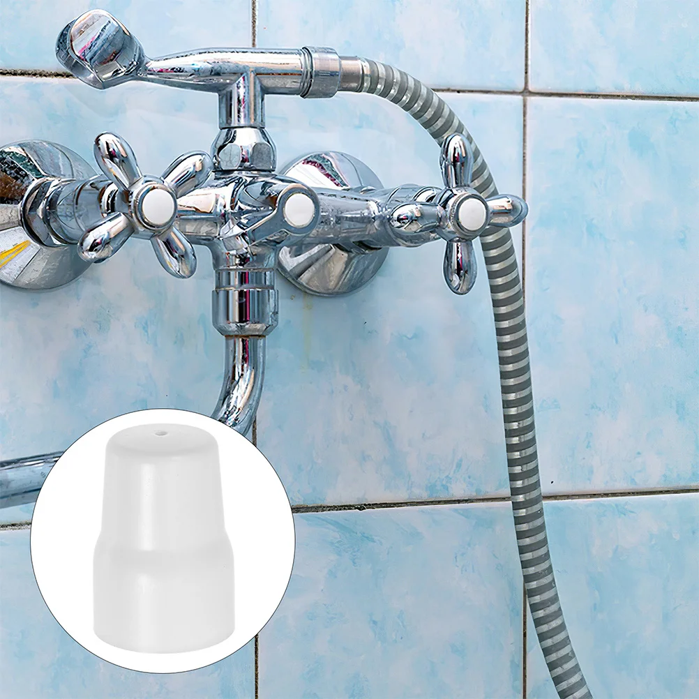 6 قطعة أغطية صمام الزاوية لوحات الكسوة الزخرفية سهلة التركيب إخفاء ثقوب تحسين صنبور الحمام صمام الدش غطاء شفة الأنابيب