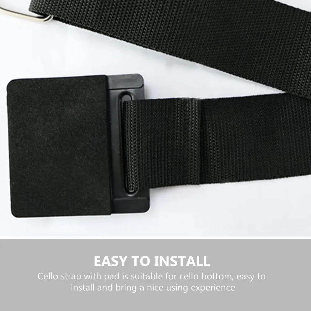 

Cello Endpin Strap Replacement Non-Slip Nylon Plastic Durable Cello Accessories Adjustable Elegant Cellist Gift
