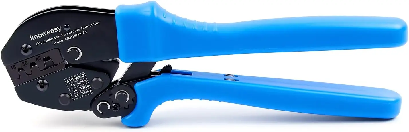 

Precision Crimp Tool for 15, 30, and 45 Amp Connectors - Compatible with Anderson Powerpole for Reliable Electrical Connections