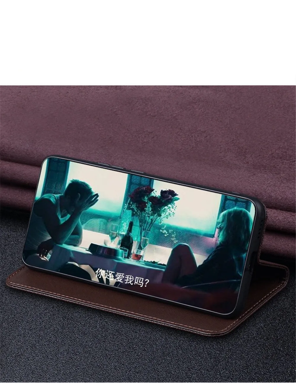 Funda con tapa de cuero de vaca Natural de primera calidad para Honor Magic8 Pro Magic7 Magic7 RSR Business Cover