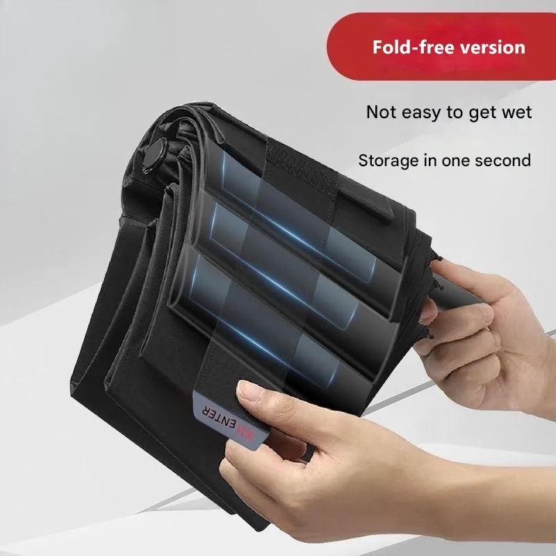 Memory Magic Patch Folding Umbrella No Stacking Second Folding Automatic Black Technology One Second No Trace Folding Umbrella