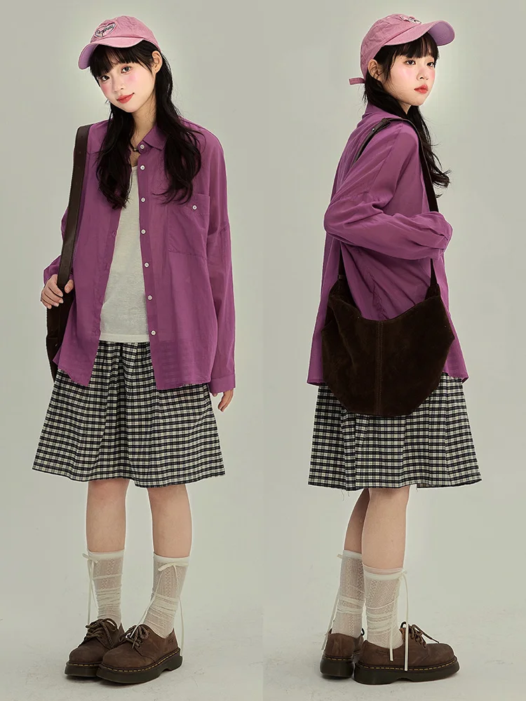 

Летний тонкий длинный свободный повседневный топ VOUSALME для защиты от солнца, модный универсальный женский топ в различных цветах