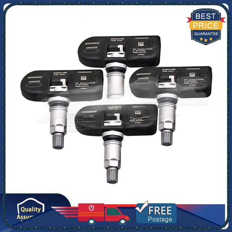 

4 шт. TPMS для CHRYSLER Pacifica SEBRING DODGE CALIBER JEEP MITSUBISHI 2007-2010 CZUJNIK CIŚNIENIA ШИНА TPMS 56053030AC 315 МГц