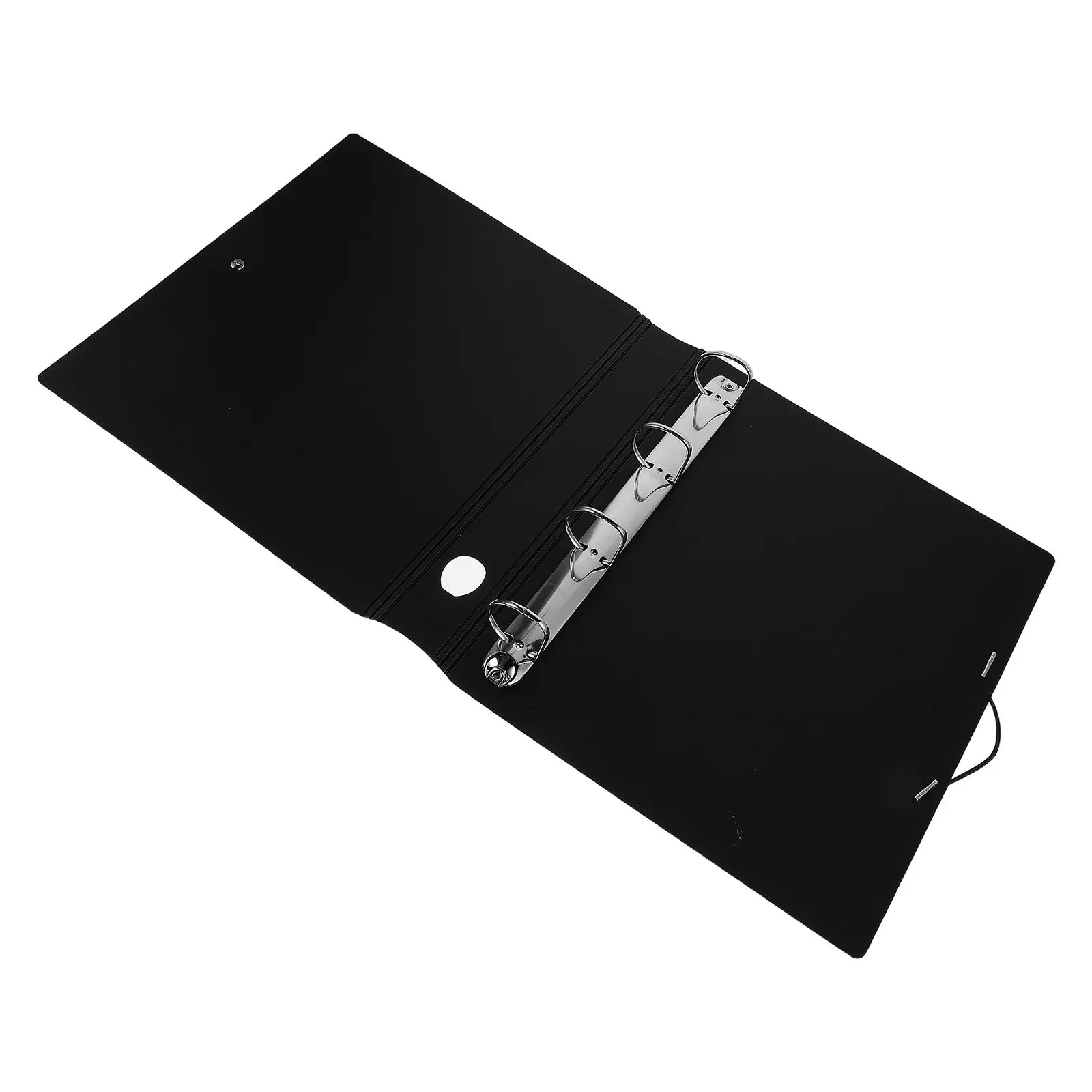 

Loose Leaf Notebook Cover 4-Ring Plastic Refillable Binder Shell Standard A4 Size Photo Storage Receipt Organizer 4