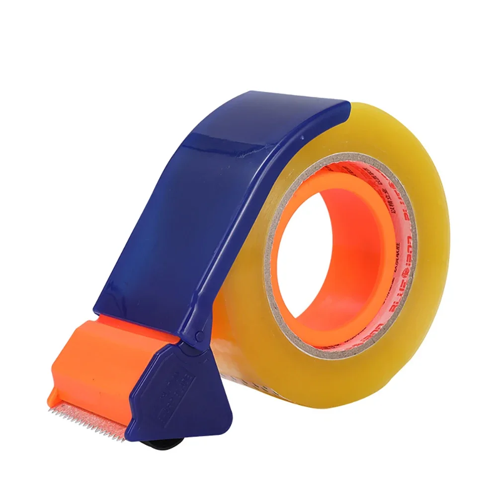 Plastic Tape Dispenser Manual Roller Tape Cutter Sealing Packer Parcel Packing Machine Packaging Tape Holder Office Supplies
