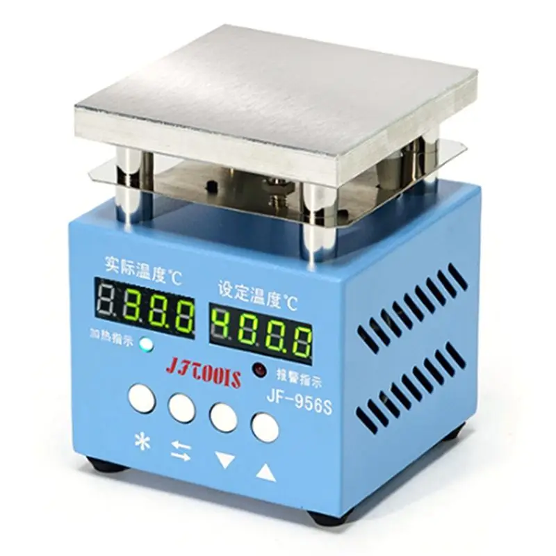 

AB42-1 Piece 956S Heating Table 300W Dual Display Heating Plate LED Lamp Bead Welding Table Adjustable Temperature Hot Plate EU