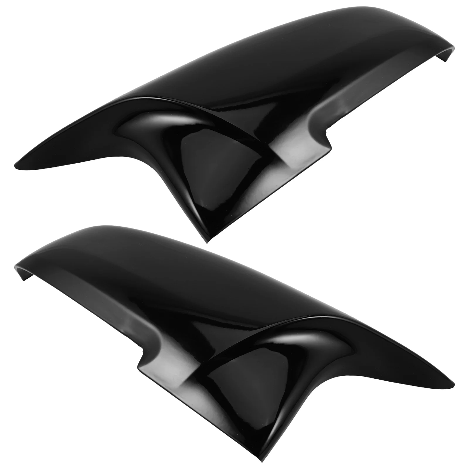 

2pcs Rearview Cover Caps: Durable Abs Car Side Mirror Protective Covers Compatible With Bmw 1 F30 F32 Style Housing