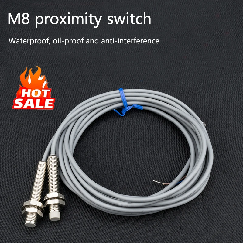 Proximity switch two-wire M8 DC 24V DC12V 8mm diameter metal induction switch sensor