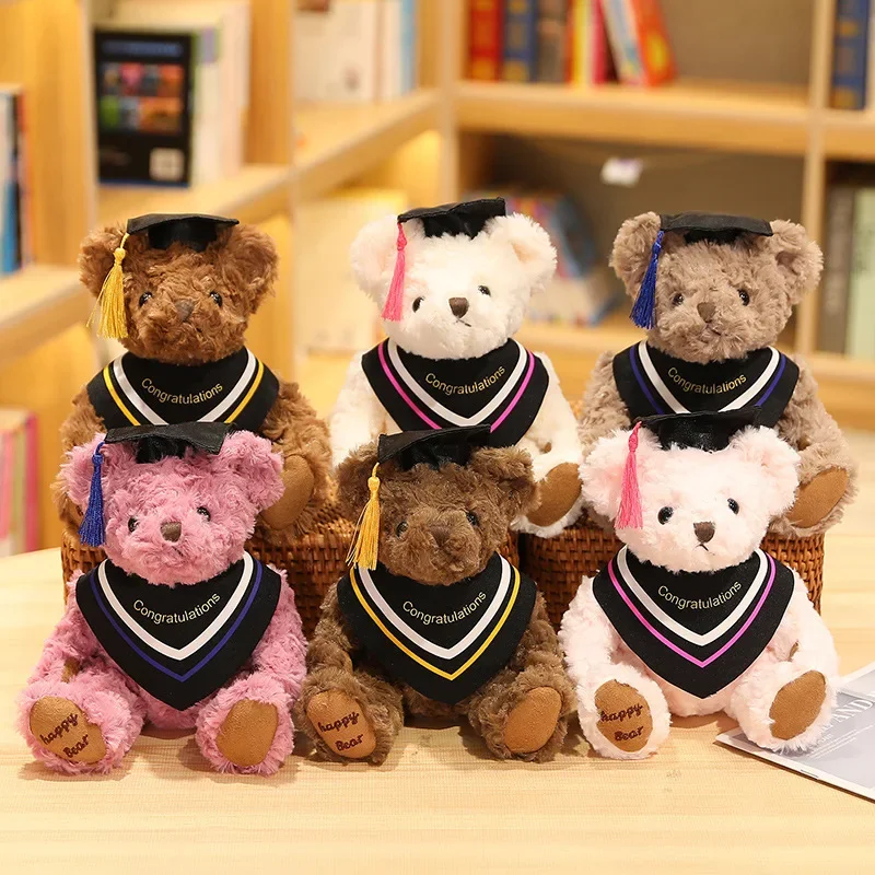 Dr Urso Brinquedo De Pelúcia, Bonecas De Pelúcia Macia, Doutor Teddy, Presente De Graduação Surpresa, Adorável Presente De Aniversário, 20cm, 1Pc