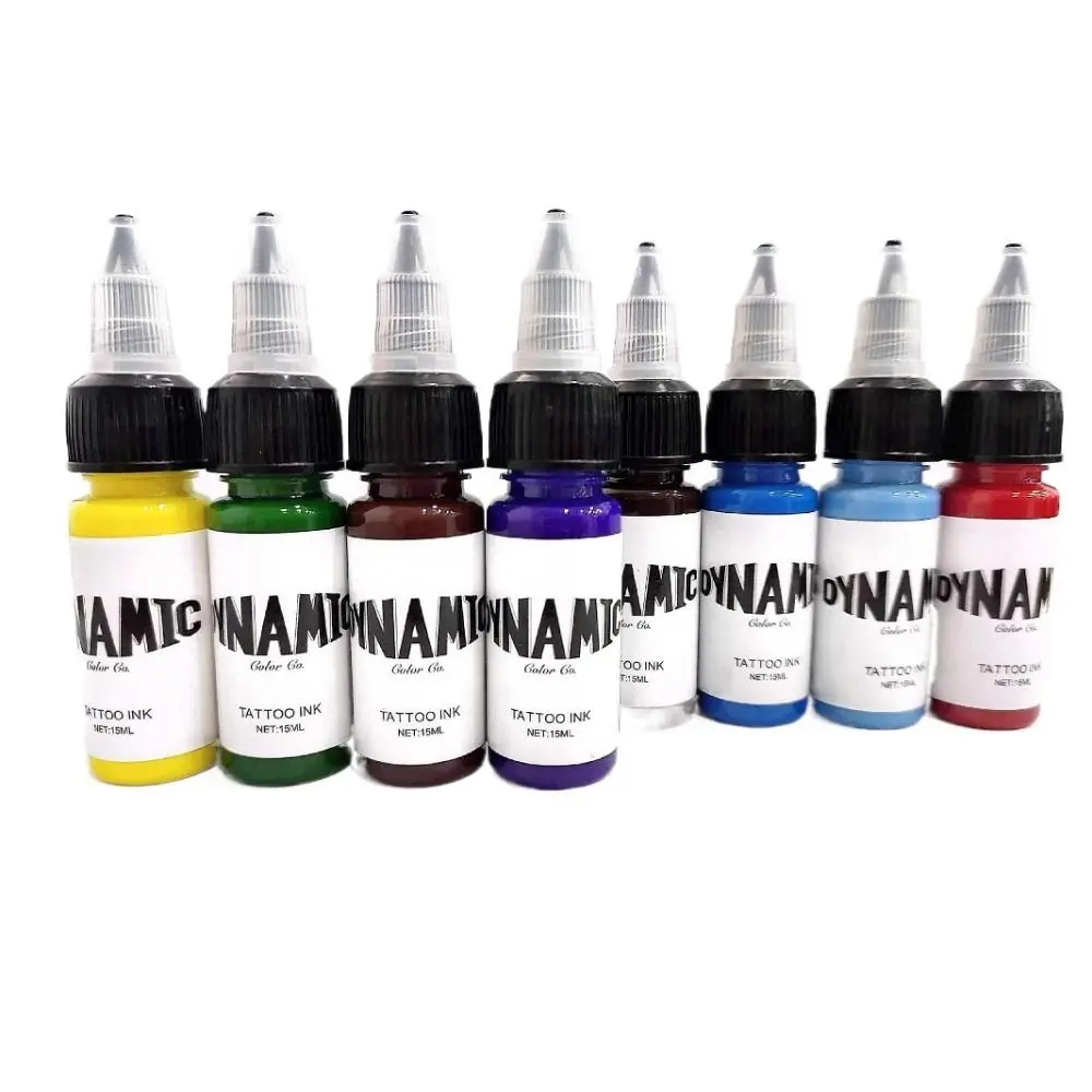 

Bright 15ML Tattoo Ink White Blue Red Green Tattoo Practice Color Body Art Black Brown Tattoo Pigment Tattoo Supplies