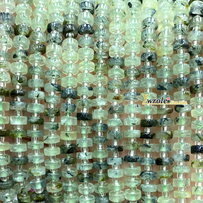 الحجر الطبيعي Rondelle الأحجار الكريمة الاسترالية اليشم 3x6 مللي متر خزر عازل لصنع المجوهرات عقد دي اي واي أساور إكسسوارات جذابة #3