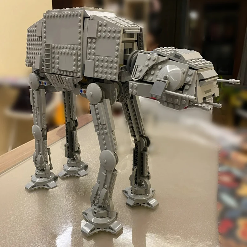 1267 peças Star Interstellar Conflict Empire ATAT 75288 Snowtrooper Army Assault Motorized Walker Brinquedo de Blocos de Montar Presente de Aniversário