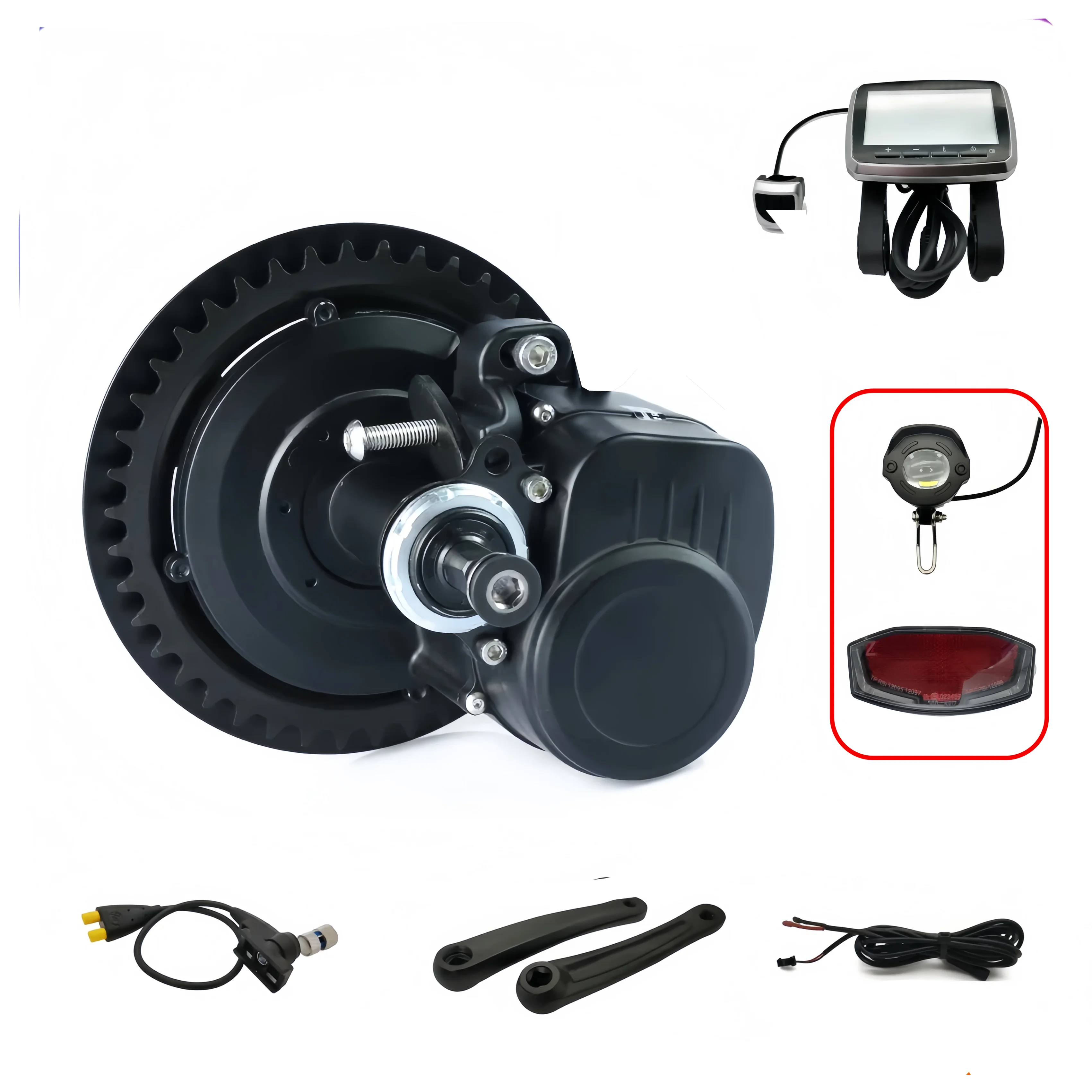 

Tongsheng TSDZ2 36V 48V Coaster Brake Mid Motor Foot Brake High Speed Torque Sensor Engine Ebike Conversion Kit BB 68MM