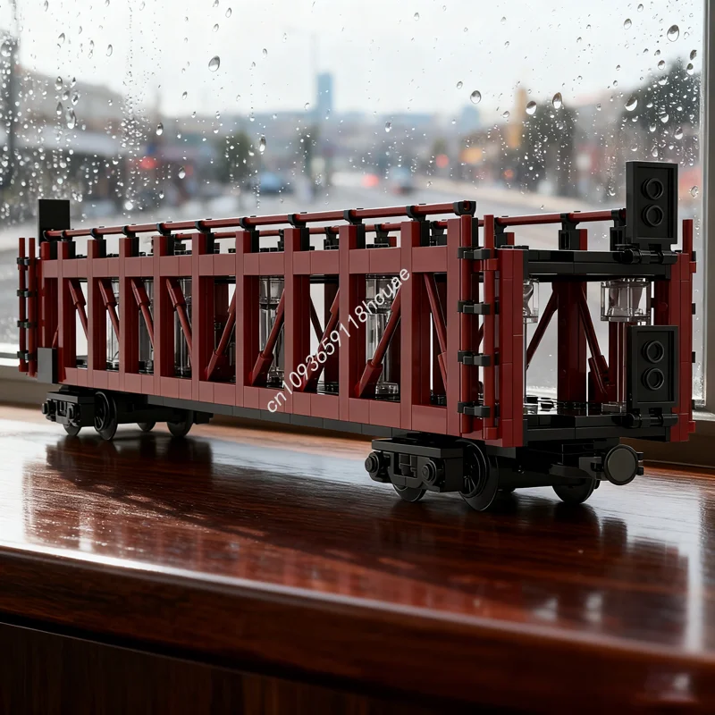 

673pcs MOC Train VR ALX Automotive Transport Wagon Model Building Christmas Gifts Blocks Toy Architecture DIY Creative Education