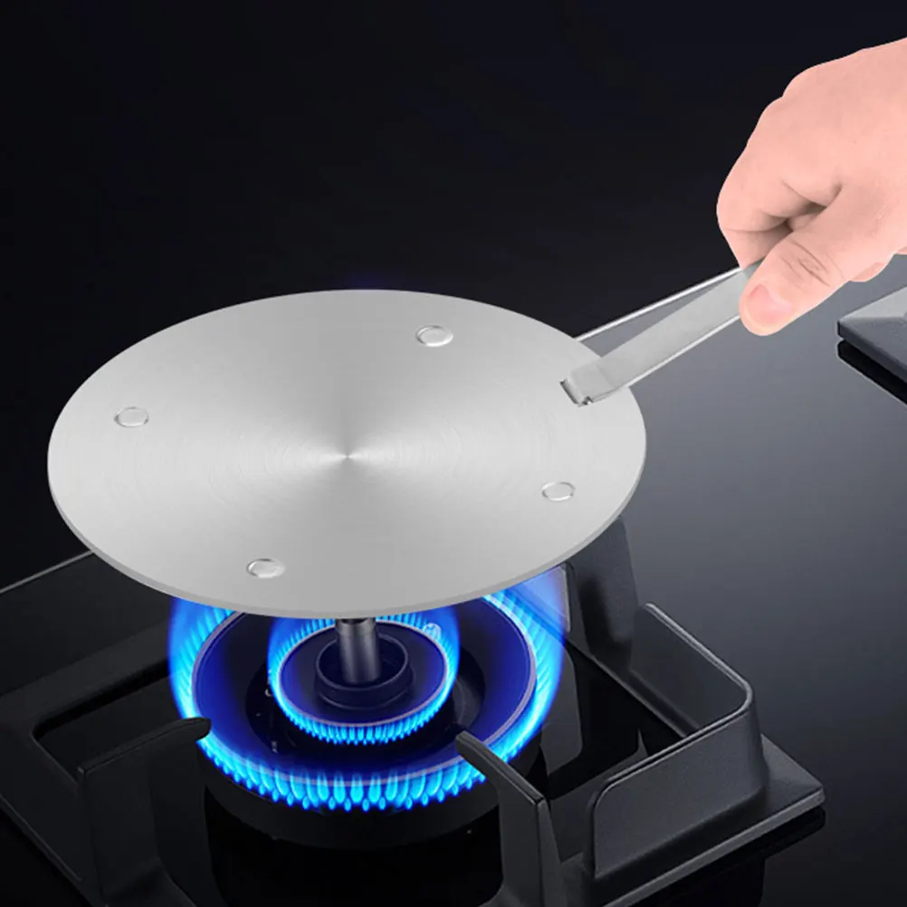 

Stainless Steel Heat Converter Disk Induction Plate Adapter Kitchen Cooking Utensils Thermal Plates Easy Storage Smooth