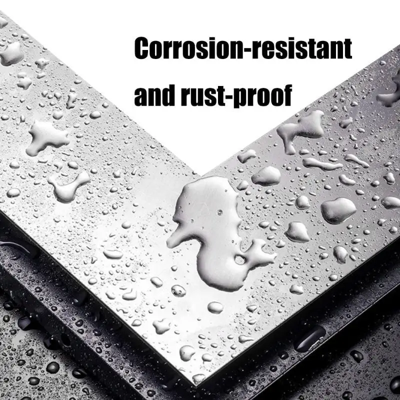 P82E Sturdy Stainless Steel 90° Tool Sturdy Corner Ruler For Efficient Wall And Furniture Construction Tasks