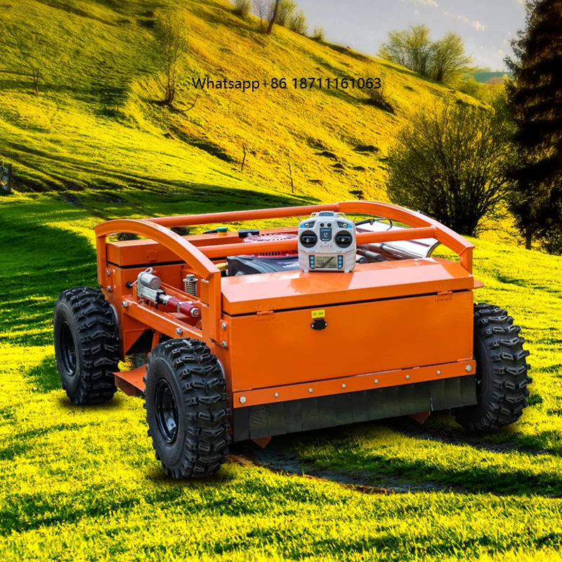Source Factory Direct Supply Tracked Weeding Machine Remote Control Operation in Place Turning Robot Suitable for Agriculture