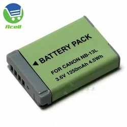 NB-13L Replace 1250mAh Battery for Canon PowerShot SX620 SX720 SX730 SX740 HS PowerShot G7X Mark III G1X Mark III Camera
