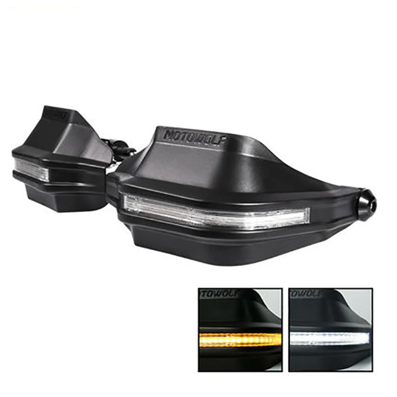 Motorcycle Hand Guard Handvat Protector Shield Winddicht Stuur HandGuards Met LED turn Voor HONDA NC750X CB300R CB190 CB150R