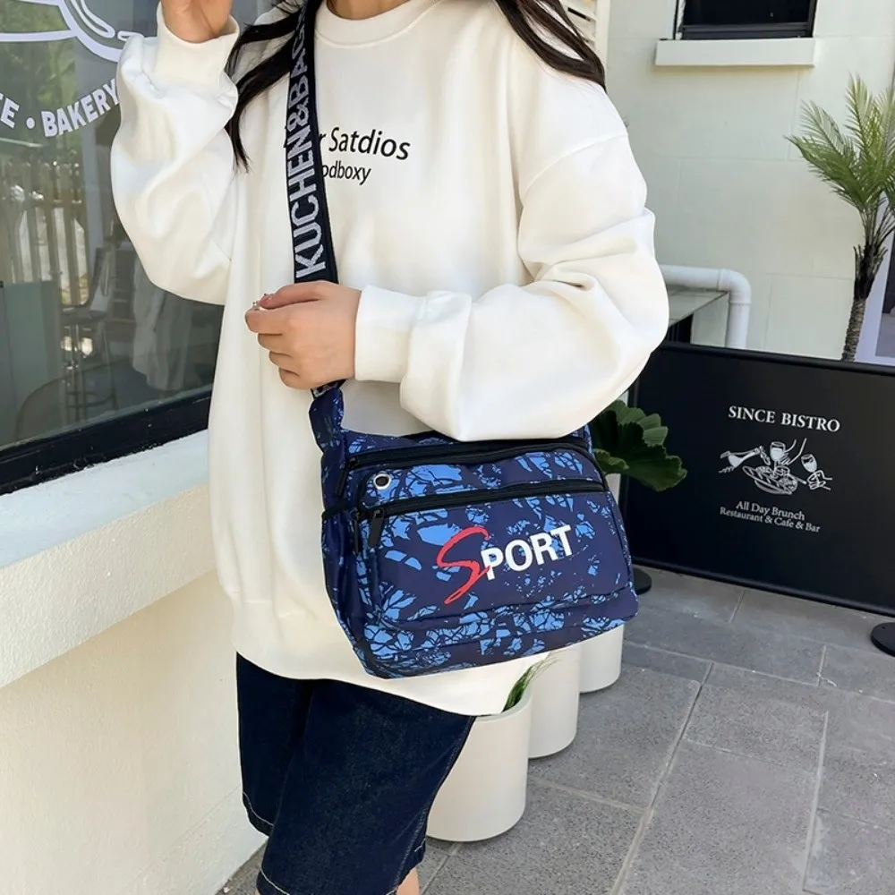 

Повседневная нейлоновая сумка через плечо, большая вместительная водонепроницаемая сумка через плечо, многофункциональная сумка для отдыха для мужчин и женщин