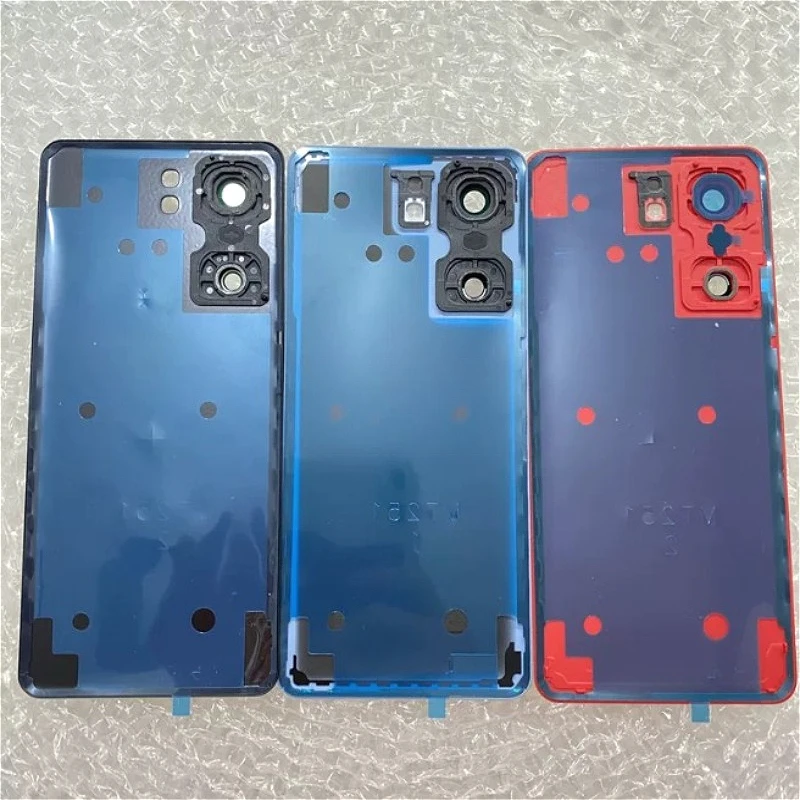 Glass Back Cover Replacement For Vivo iQOO neo9 Neo 9 Pro A++ Rear Battery Housing With Camera Lens, Repair Spare Part