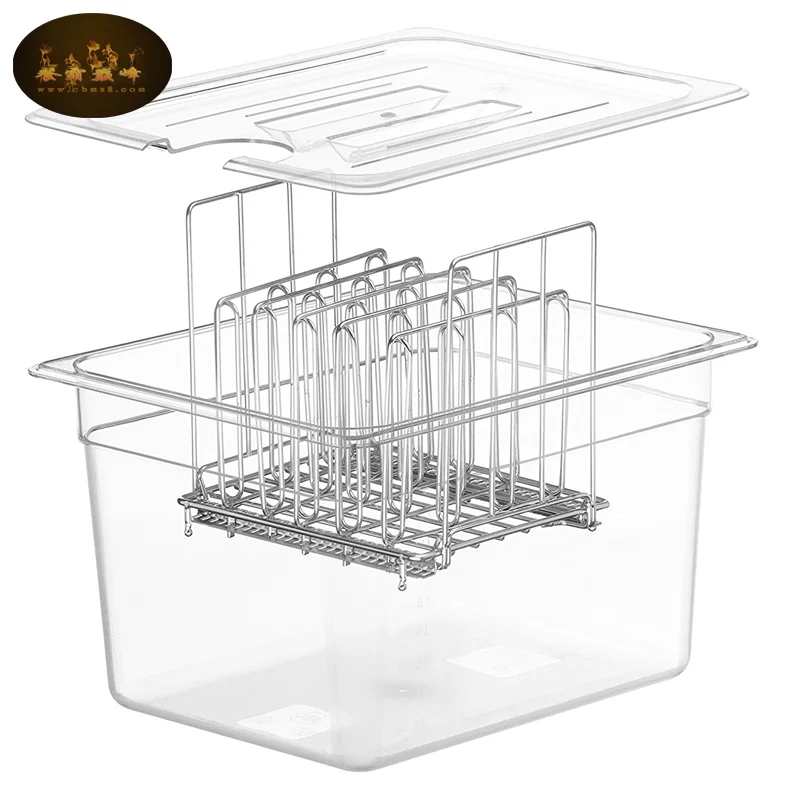 Low Temperature Slow Cooker Water Tank 12 Liter Water Tank + Folding Rack with Lid