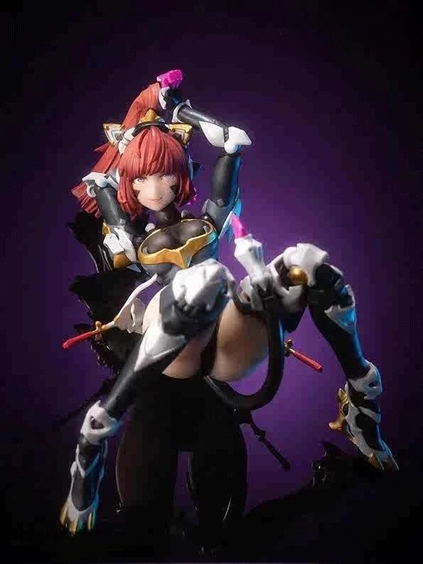 BigFirebird costruisce e trasforma la scienza Catwoman Girasole 001 Mobile Suit Girl Figure Modello in lega in magazzino