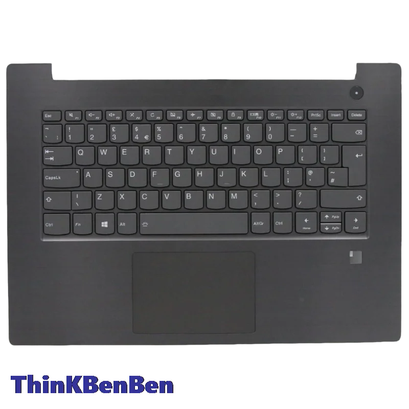 UK English Iron Gray Keyboard Upper Case Palmrest Shell Cover For Lenovo V330 14 14IKB 14ISK 14ARR 5CB0Q64323