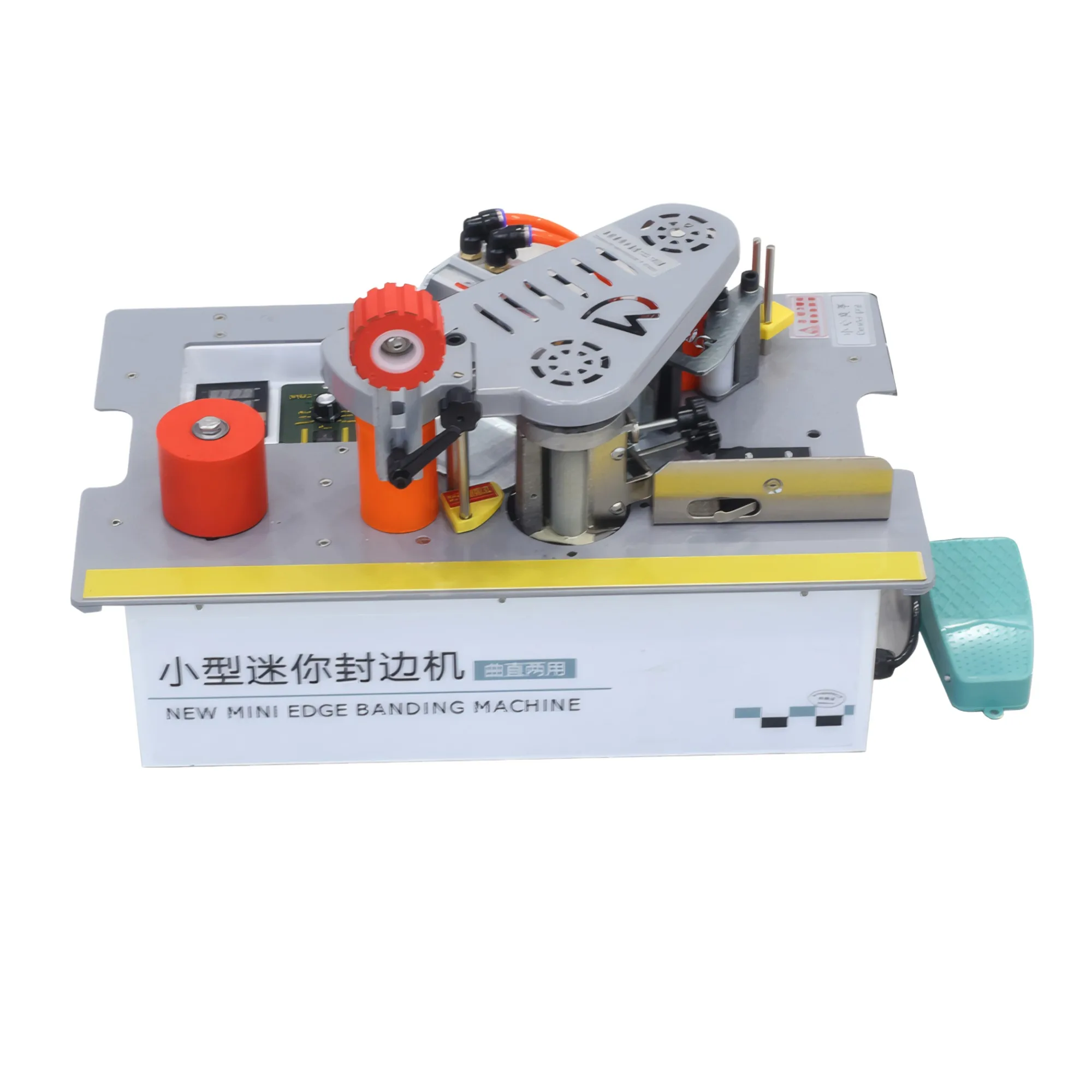 

DG-1200 1200W woodworking edge banding machine automatic broken belt portable small household mini edge banding machine tool