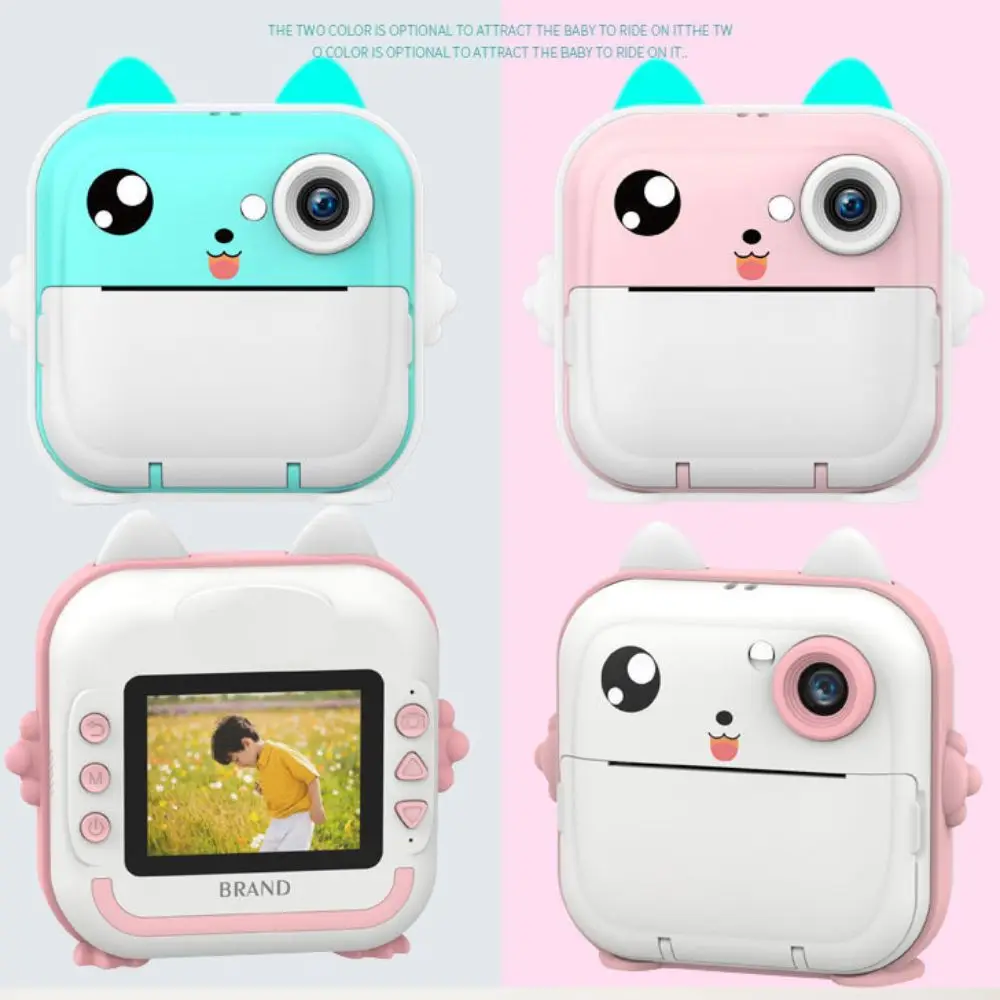 

32G Memory Card Digital Camera Toys Instant Print HD Screen Outdoor Photography Toys APP Connection 1080P Kids Camera Toy