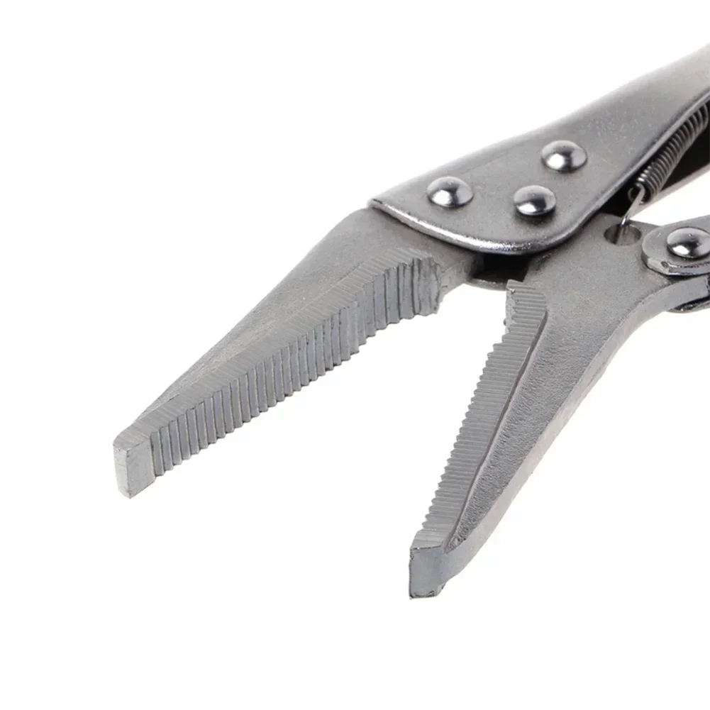 

6,5-дюймовые стопорные плоскогубцы, длинные игольчатые плоскогубцы, стопорные тиски, зажим, ручной инструмент, сжимание действия и спусковое устройство, повторное позиционирование