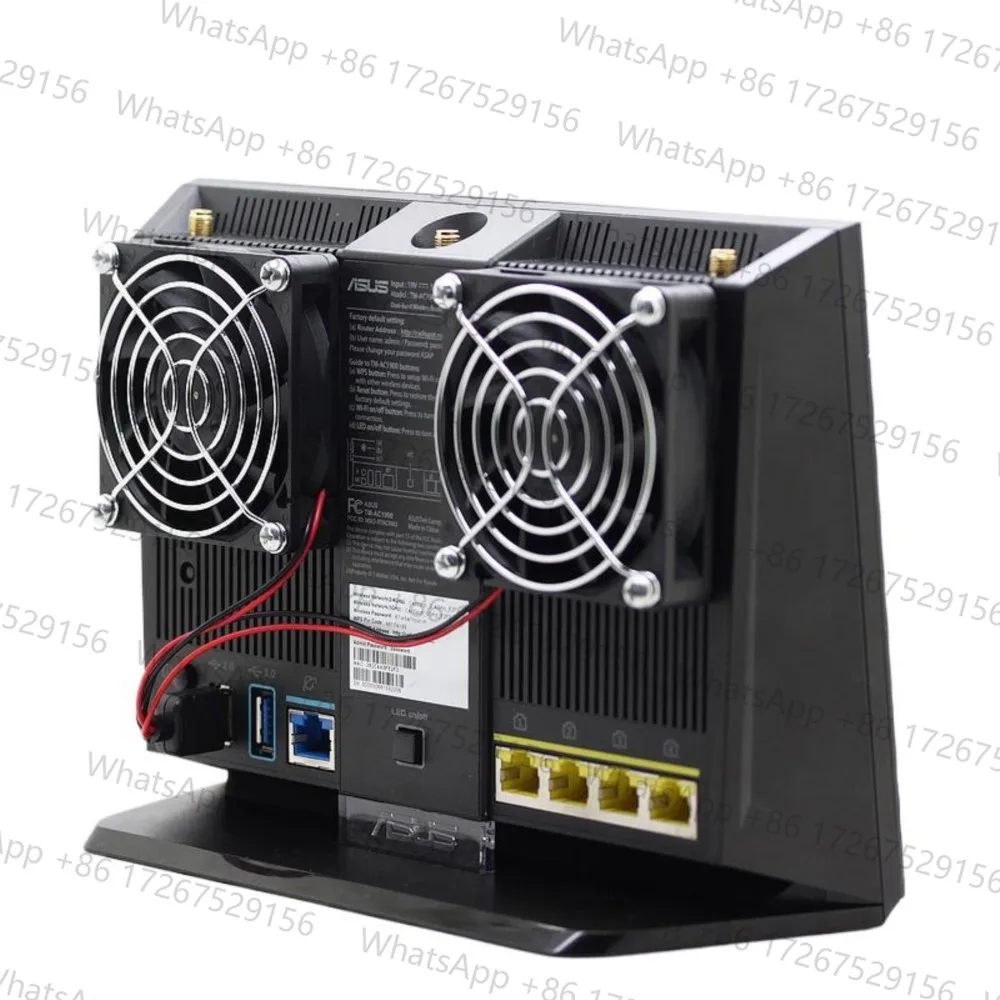 Вентилятор охлаждения для роутеров ASUS RT-AC68U, AC86U, EX6200, Tengda AC15, USB-вентилятор 70x70x15 мм