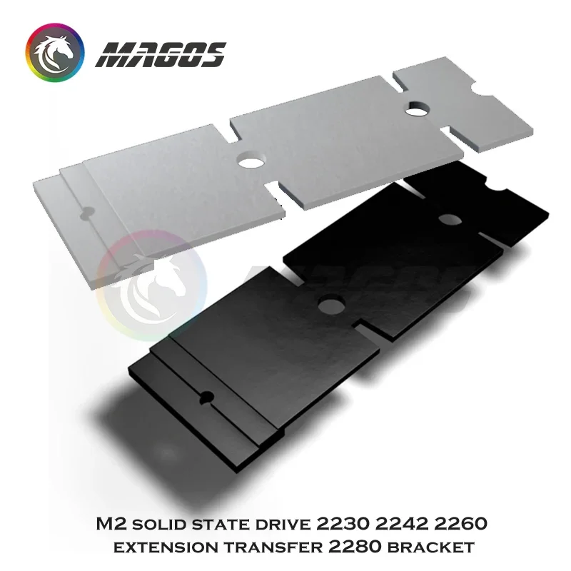 Aluminum Alloy NGFF M2 State Drive Adapter 2242 To 2280 2230 2280 M.2 Rack Extension 2230/2242/2260 Transfer Board Card