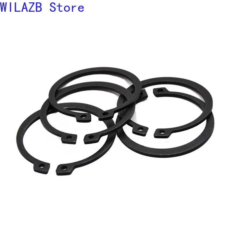 5-50pcs C Type External Circlip Retaining Rings for Shaft Stainless Steel Black Carbon Steel Circlip Snap Rings DIN471 GB894