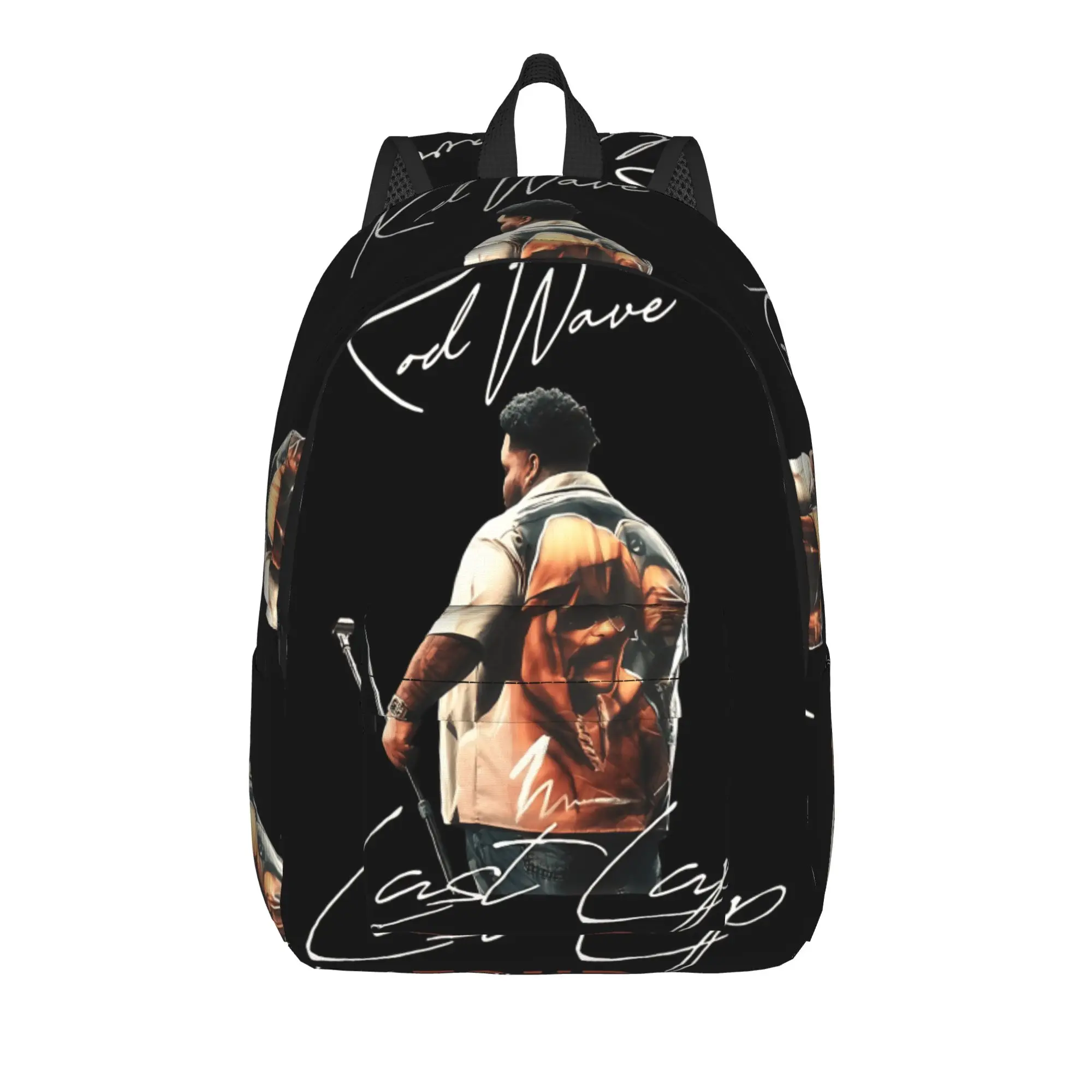 Rod Wave Last Lap Tour Music  Backpack Boy Girl  Breathable Backpacks Polyester Modern School Bags Hiking Design Rucksack