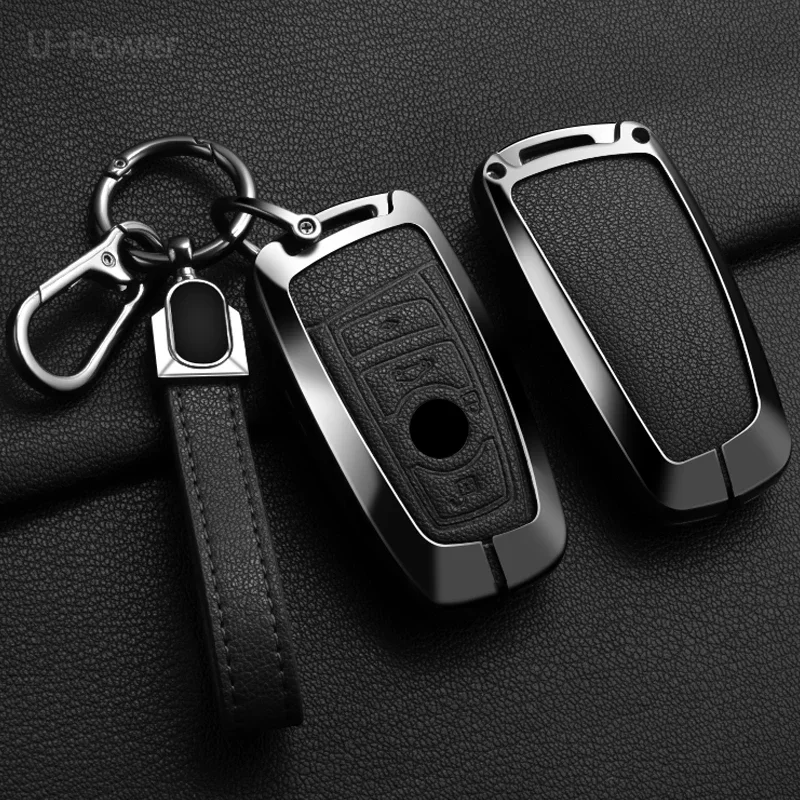 

Alloy Style Fashion Car Key Case Cover Shell Fob For BMW F10 F20 F30 F15 F16 F07 F01 F02 F25 F31 1 3 5 7 Series X1 X3 X4 X5 X6