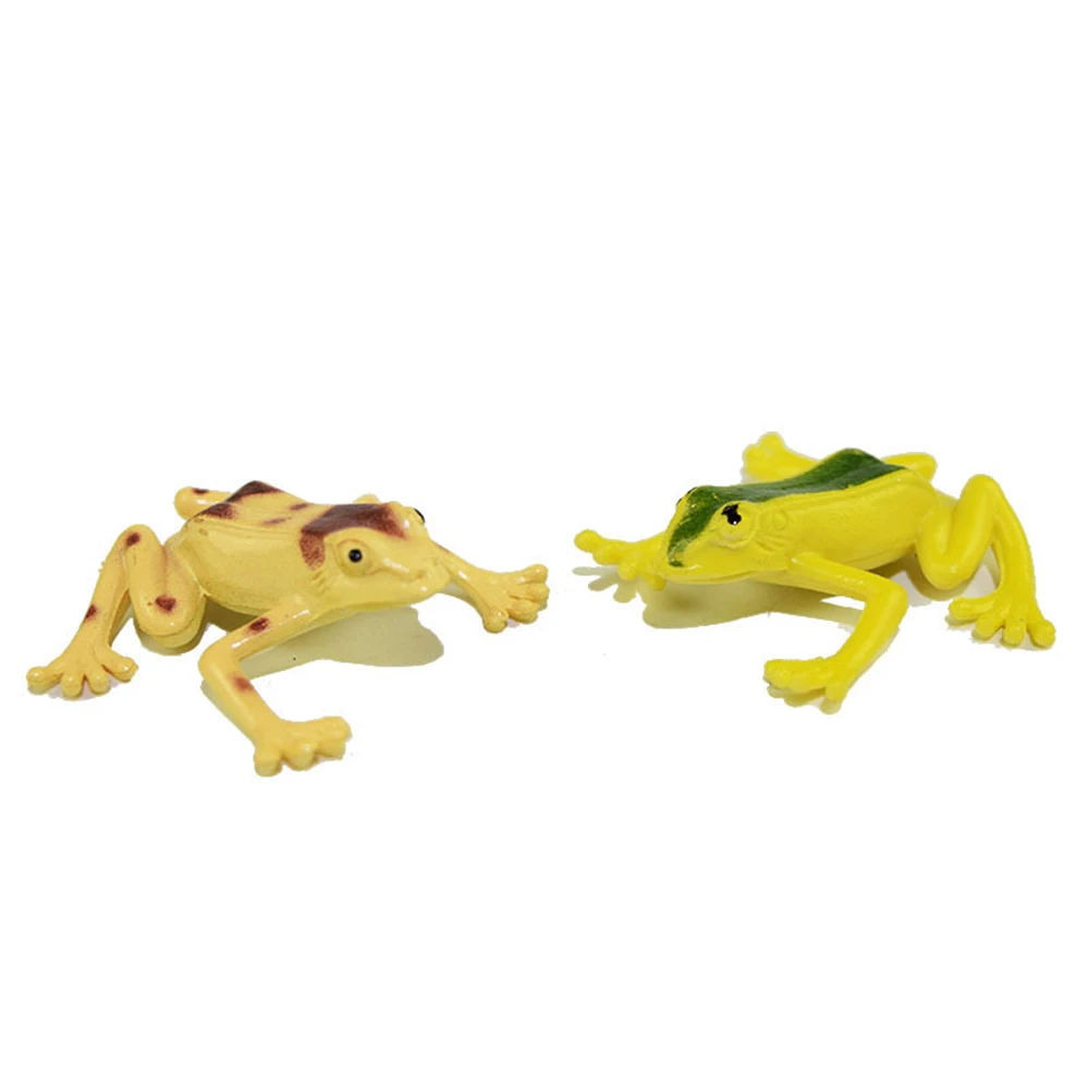 12 個小さな楽しいおもちゃフィギュア動物のおもちゃカラフルな詰め合わせカエルリアルなカエルアクションフィギュアカエルモデルおもちゃ