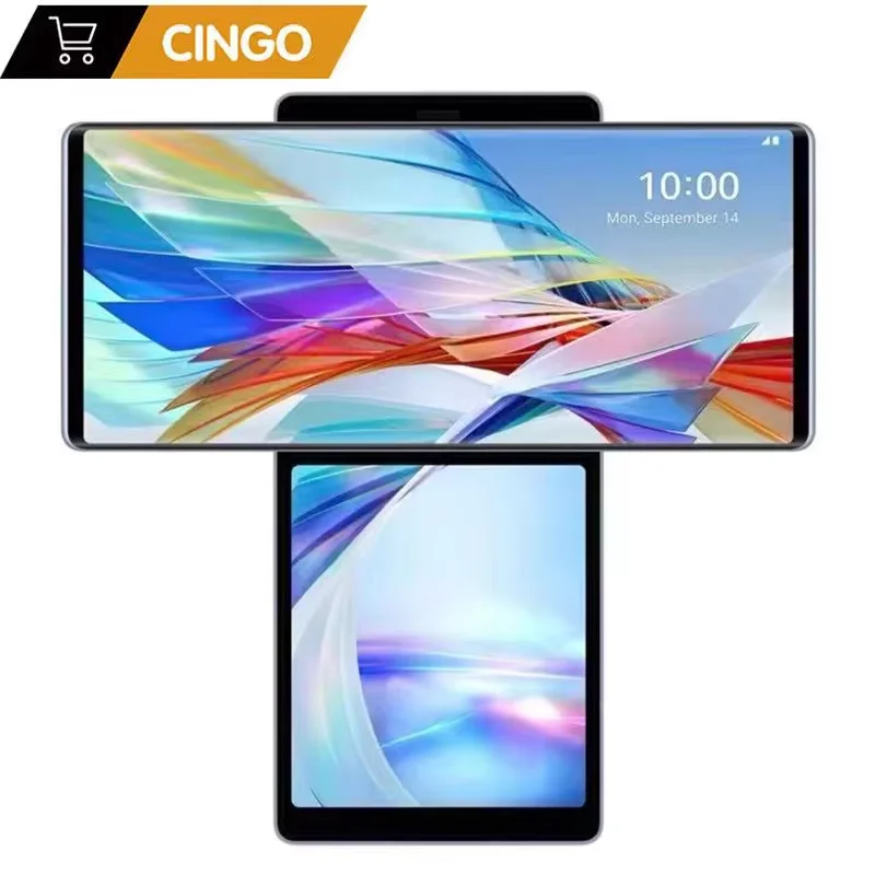 Оригинальный разблокированный вращающийся двухэкранный смартфон LG WING F100N F100VM Snapdragon 765G 4000 мАч 6,8-дюймовый игровой телефон