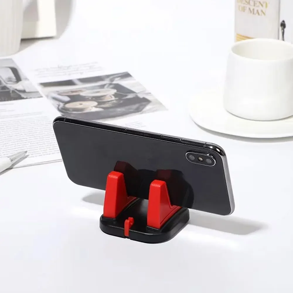 

1pc Car Phone Holder Dashoboard Smartphone Stand 360 Degree Rotation Gear Bottom Design Universal for Phones Support in Car