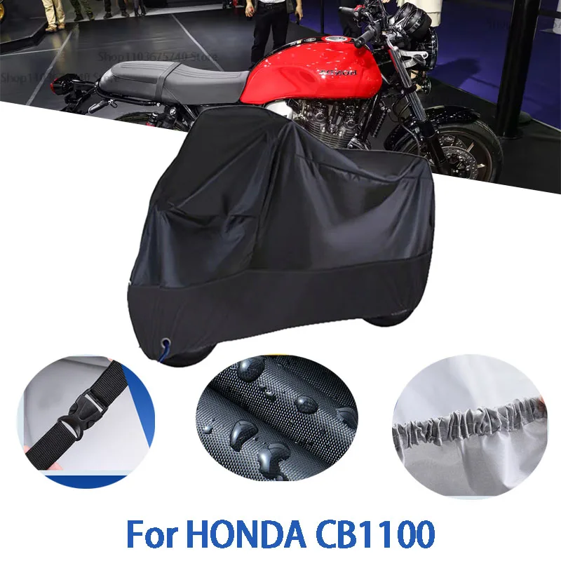 

Motorcycle Full Covers For HONDA CB1100 Car Outdoors Sun Protection Dust No Ear Thickened Oxford Clothcover Accessories