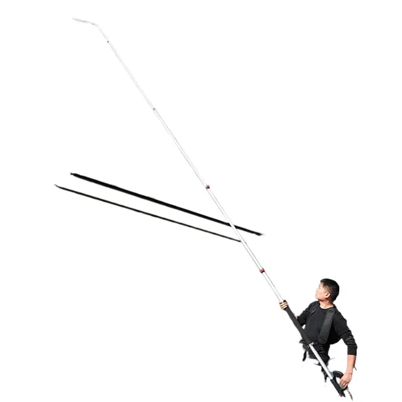 Knapsack set High pressure cleaner Water gun extension rod 3 telescopic rods 10 meters High-rise building wall cleaning nozzle