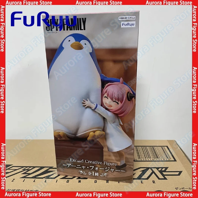 

In Stock FuRyu SPY×FAMILY Excood Creative Figure Anya Forger Desktop Cute Doll Anime Figures Toys Models PVC Gift Collectible