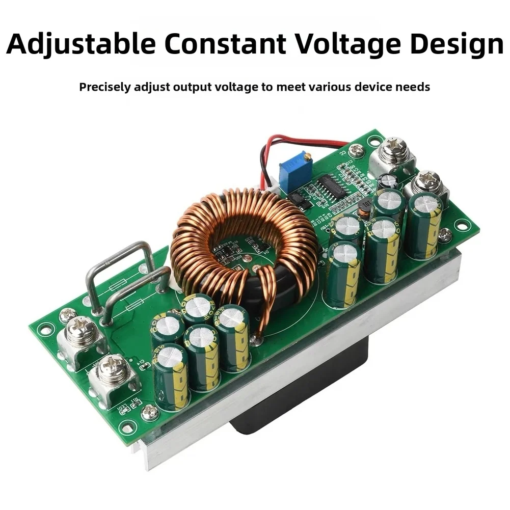 1500W DC-DC Buck= Converter Module 15-90V To 2.5-72V Step Down Power Supply Adjustable Constant Voltage Regulator For Solar Car