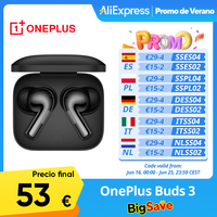 Global Version OnePlus Buds 3 TWS Earphone 49dB Active Noise Cancellation Bluetooth 5.3 True Wireless Headphone Earbuds