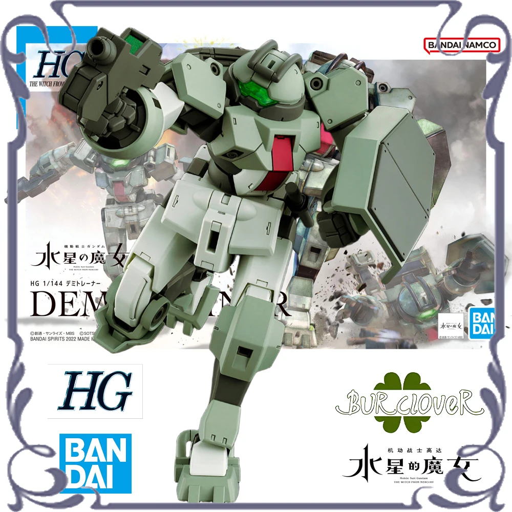 

BANDAI Original GUNDAM HG 1/144 The Witch of Mercury Series DEMLTRAINER Сборная модель Коллекционные подарки на складе