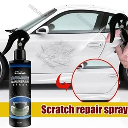 120ml Nano Car Scratch Removal Spray Repair Nano Spray Scratches Scratch Repairing Polish Spray Ceramic Coating Accessories New